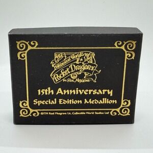Pocket Dragons 15th Anniversary Special Edition Medallion 1989–2004 w/ Box